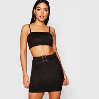 Boohoo Suede Skirts for Women