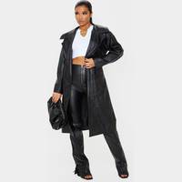 PrettyLittleThing Women's Black Trench Coats
