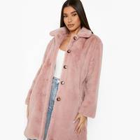 boohoo Women's Pink Coats