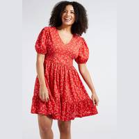 Next Women's Red Floral Dresses