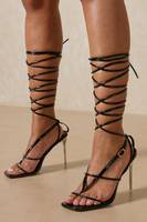 MissPap Women's Lace Up Heels
