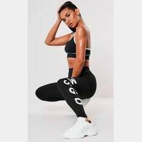 Missguided Womens Black Gym Leggings