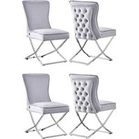 Life Interiors Grey Dining Chairs