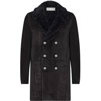 Saint Laurent Men's Black Double-Breasted Coats