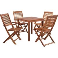 TOPDEAL Wooden Garden Furniture Sets