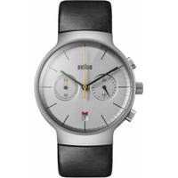 Braun Mens Chronograph Watches With Leather Strap