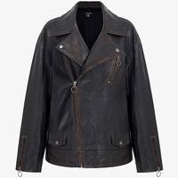 Selfridges Women's Oversized Leather Jackets