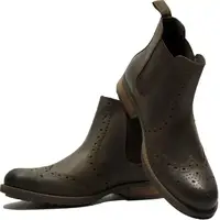 Roamers Men's Leather Ankle Boots