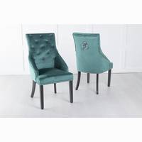 Urban Deco Green Velvet Dining Chairs