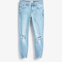 Next Women's Blue Ripped Jeans