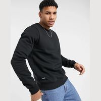 Threadbare Men's Black Crew Neck Jumpers