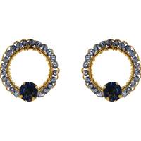 Wolf & Badger Women's Sapphire Earrings