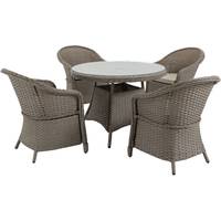 Outsunny 4 Seater Rattan Dining Sets