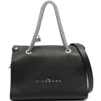 John Richmond Women's Black Leather Tote Bags