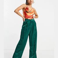 ASOS Stradivarius Women's Wide Leg Petite Trousers