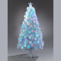 Festive Fibre Optic Christmas Trees