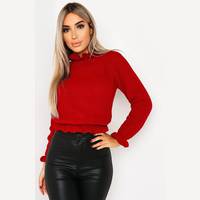 LASULA Women's Cropped Knitted Jumpers