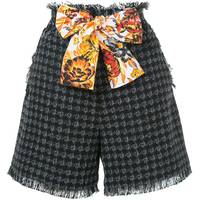 MSGM Women's Tweed Shorts