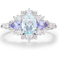 Azura Jewelry Women's Aquamarine Rings