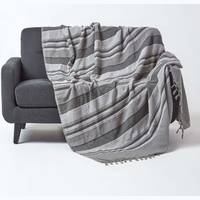 HOMESCAPES Grey Throws