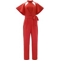 Wolf & Badger Women's Red Jumpsuits