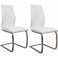 Vida Living Leather Dining Chairs