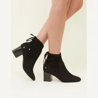 New Look Womens Black Sock Boots