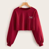 SHEIN Women's Crop Sweatshirts