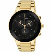 Citizen Black And Gold Watches for Men