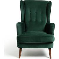 Habitat Green Velvet Chairs