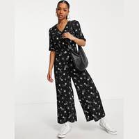 Nobody's Child Women's Black Wide Leg Jumpsuits