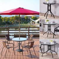 Living and Home Round Garden Tables