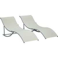 Aosom UK Beach Sun Loungers