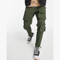 Jack & Jones Men's Green Cargo Trousers