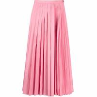 Modes Women's Pink Pleated Skirts