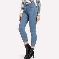 SHEIN Embroidered Jeans for Women