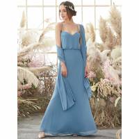 Milanoo Blue Bridesmaid Dresses