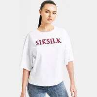 SikSilk Women's White T-shirts