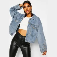 Debenhams boohoo Women's Cropped Denim Jackets