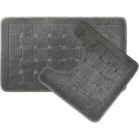 Julian Charles Grey Bath Mats