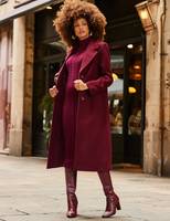 Sosandar Women's Red Wool Coats
