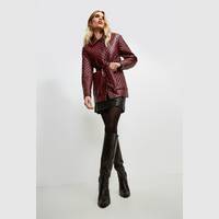 Karen Millen Women's Oversized Leather Jackets
