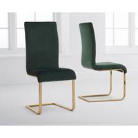 Choice Furniture Superstore Green Velvet Dining Chairs