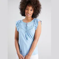 Tu Clothing Women's Tie Front T-shirts