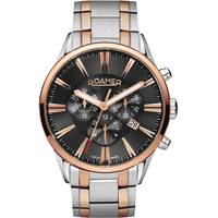 Roamer Black And Rose Gold Mens Watches
