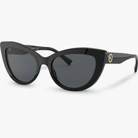 Versace Women's Black Cat Eye Sunglasses