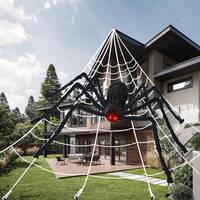 EINEMGELD Halloween Spider & Web Decoration