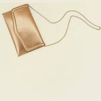 New Look Womens Gold Clutch Bags