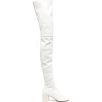 FARFETCH Women's Leather Thigh High Boots