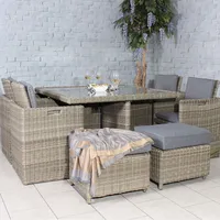 Wilko Rattan Cube Dining Sets